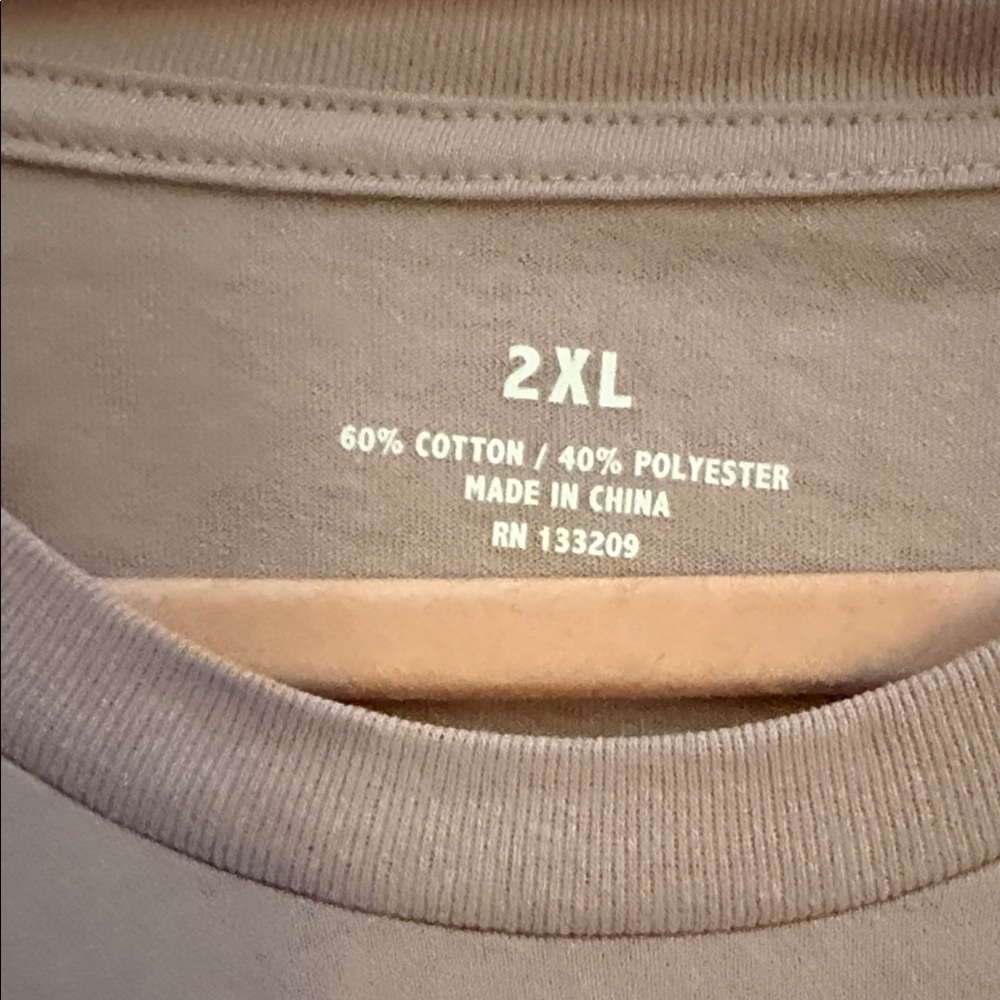 Lilac Short-Sleeve Tee with AMEN Graphic - Picture 2 of 4